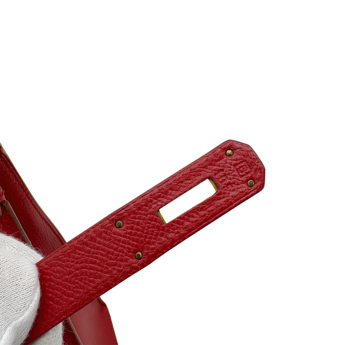 HERMES KELLY 32 SELLIER ROUGE VIF COUCHVEL HAND SHOULDER BAG □B GHW 90287877