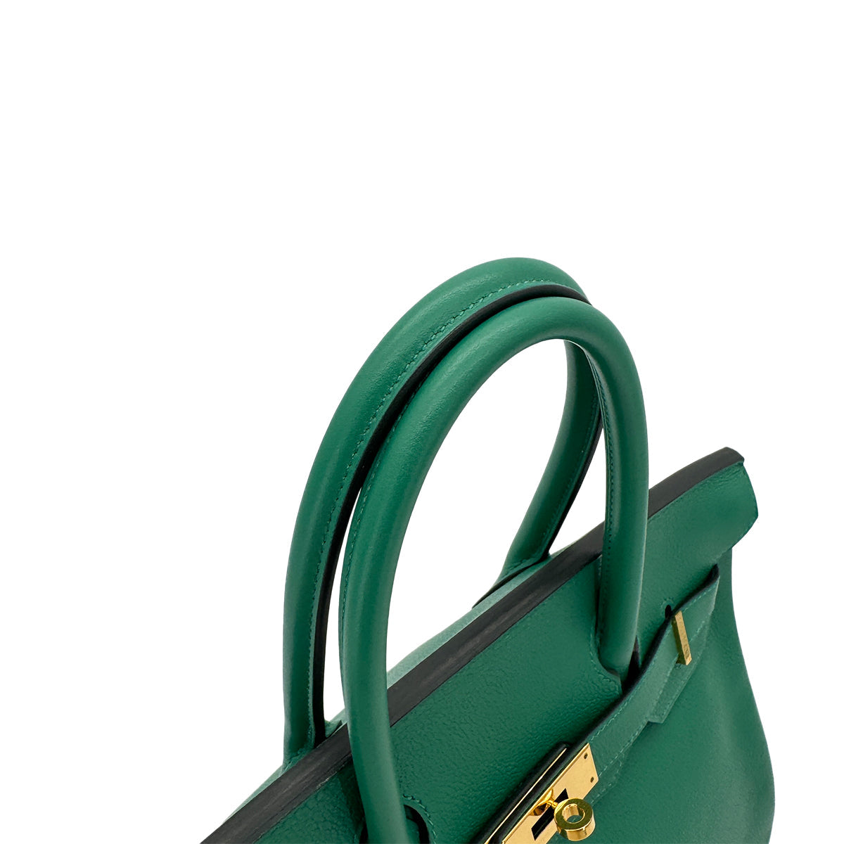 HERMES BIRKIN 30 VERT VERTIGO EVERCOLOR HAND BAG C GHW 90292866