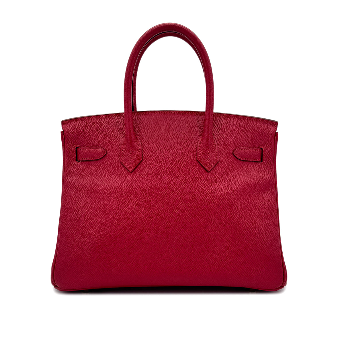 HERMES BIRKIN 30 ROUGE VIF COUCHVEL HAND BAG □D GHW 90293010
