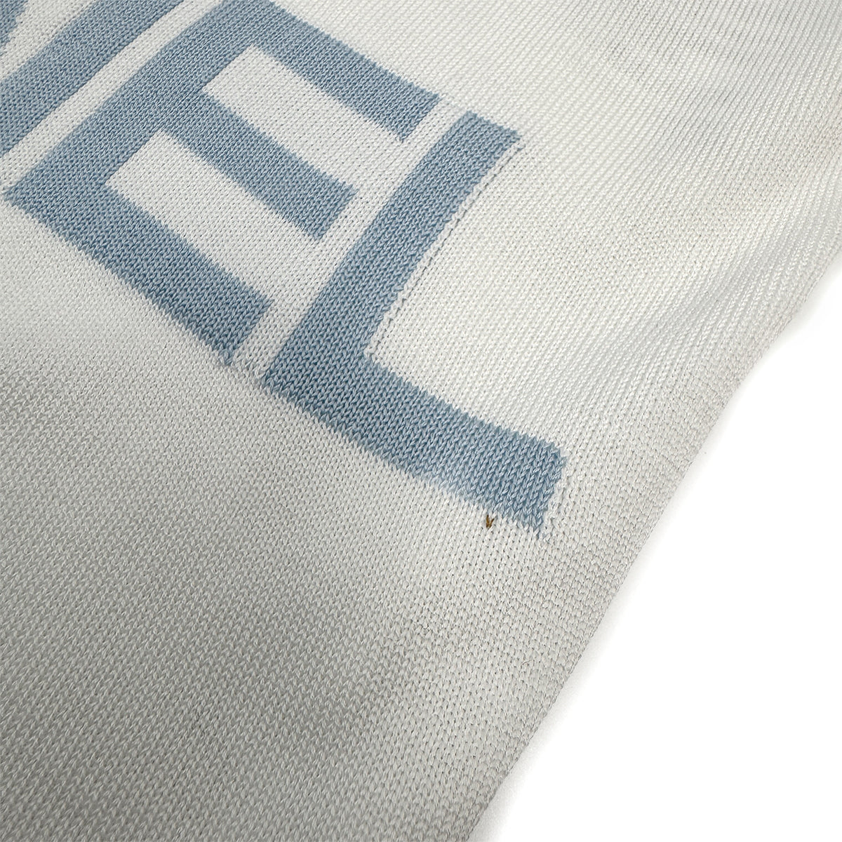 CHANEL VINTAGE SPORTSLINE SLEEVELEES TOPS WHITE BLUE COTTON 42 00S RTW 90294171