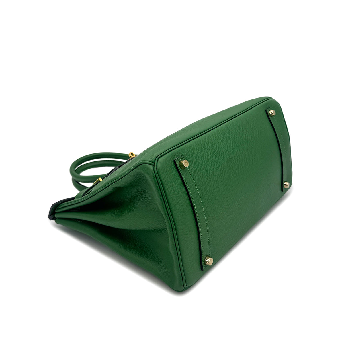 HERMES BIRKIN 35 VERT BENGALE VEAU EPSOM HAND BAG □O GHW 90294374