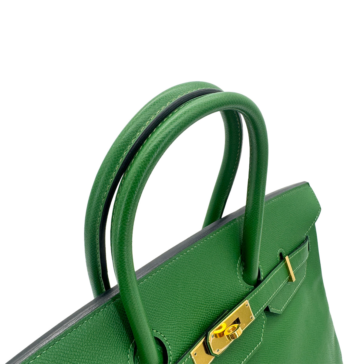 HERMES BIRKIN 35 VERT BENGALE VEAU EPSOM HAND BAG □O GHW 90294374