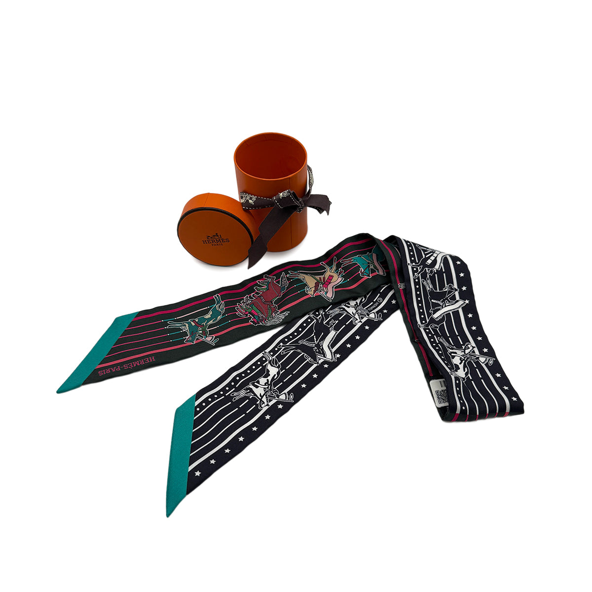 HERMES TWILLY PANI LA SHAR PAWNEE SCARF MULTICOLOR SILK 90294795