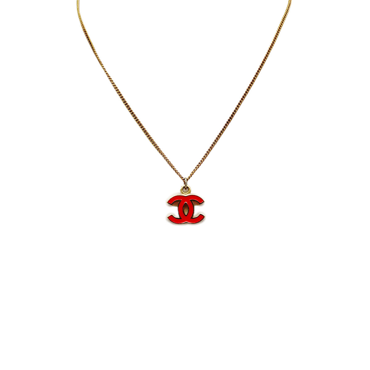 CHANEL NECKLACE COCOMARK PINK GOLD ACCESSORY 04A 90294830 - PURPOSE