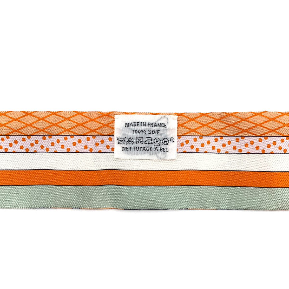 HERMES TWILLY SPRINGS BAGUE SCARF MULTICOLOR SILK 90295741