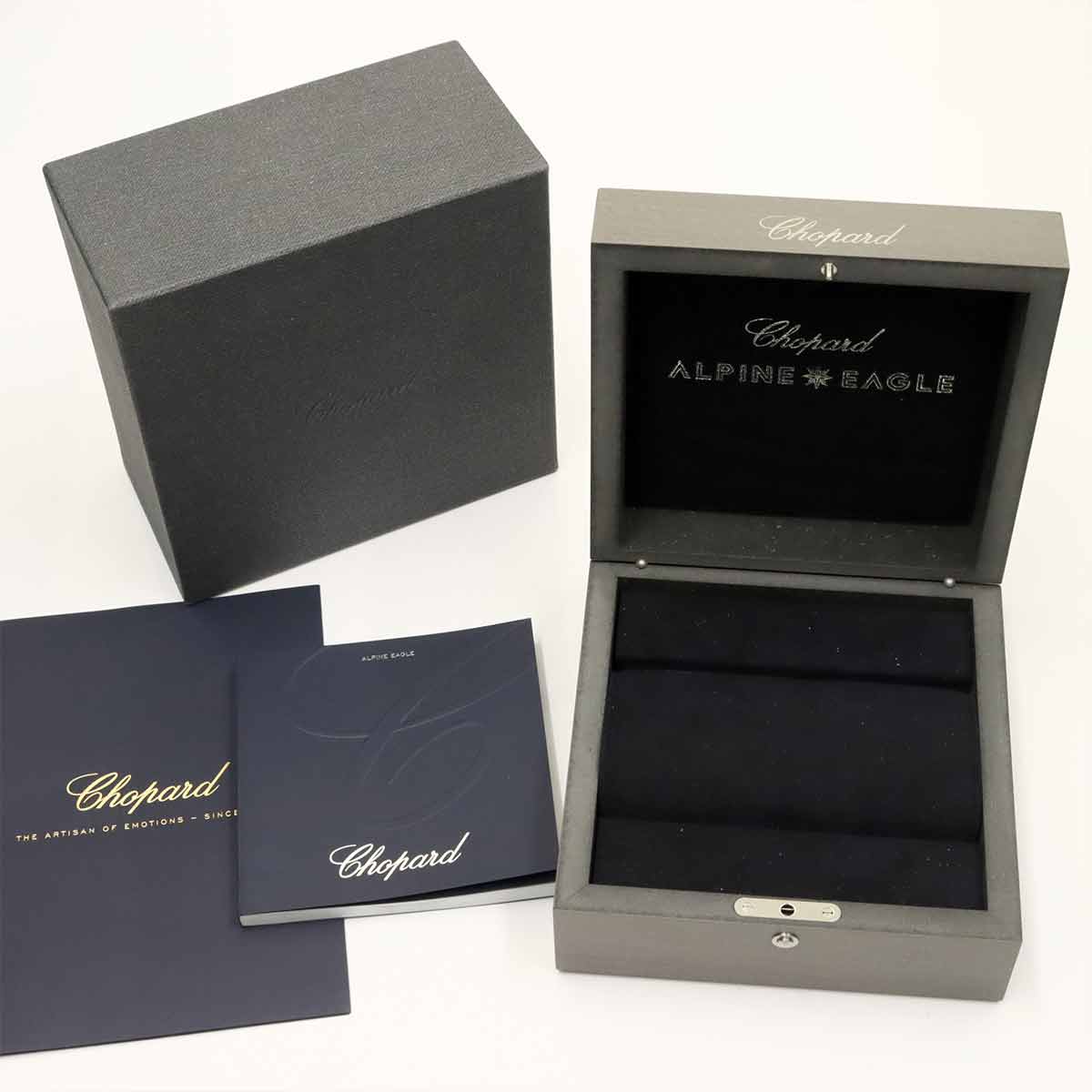 Chopard Alpine Eagle 33 298617-3002 Diamond Bezel Women's Blue Automatic Watch 90296349