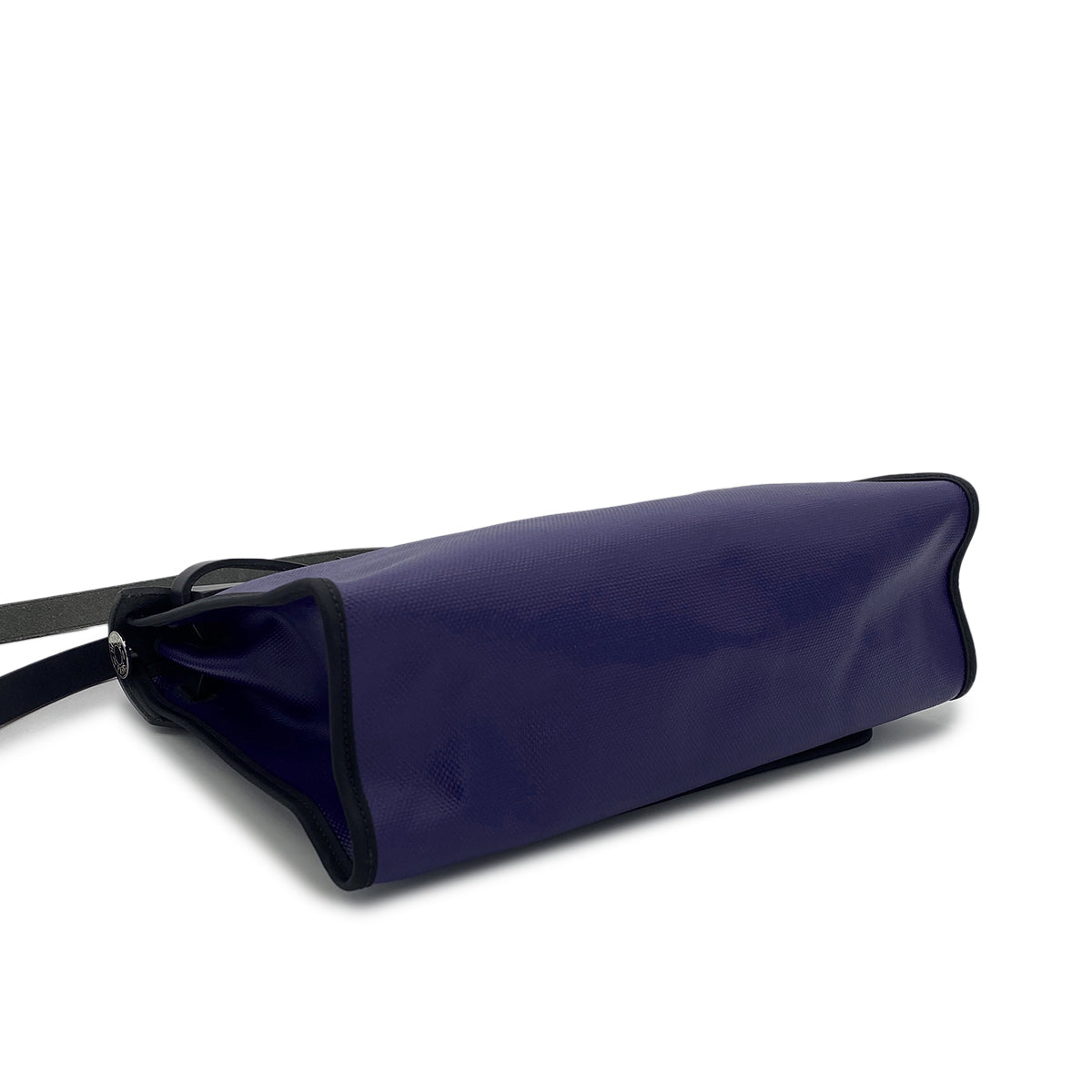 HERMES HER BAG ZIP PM 31 BLEU ENCRE BLACK TOILE H BERLINE VACHE HUNTER HAND SHOULDER BAG C 90296673