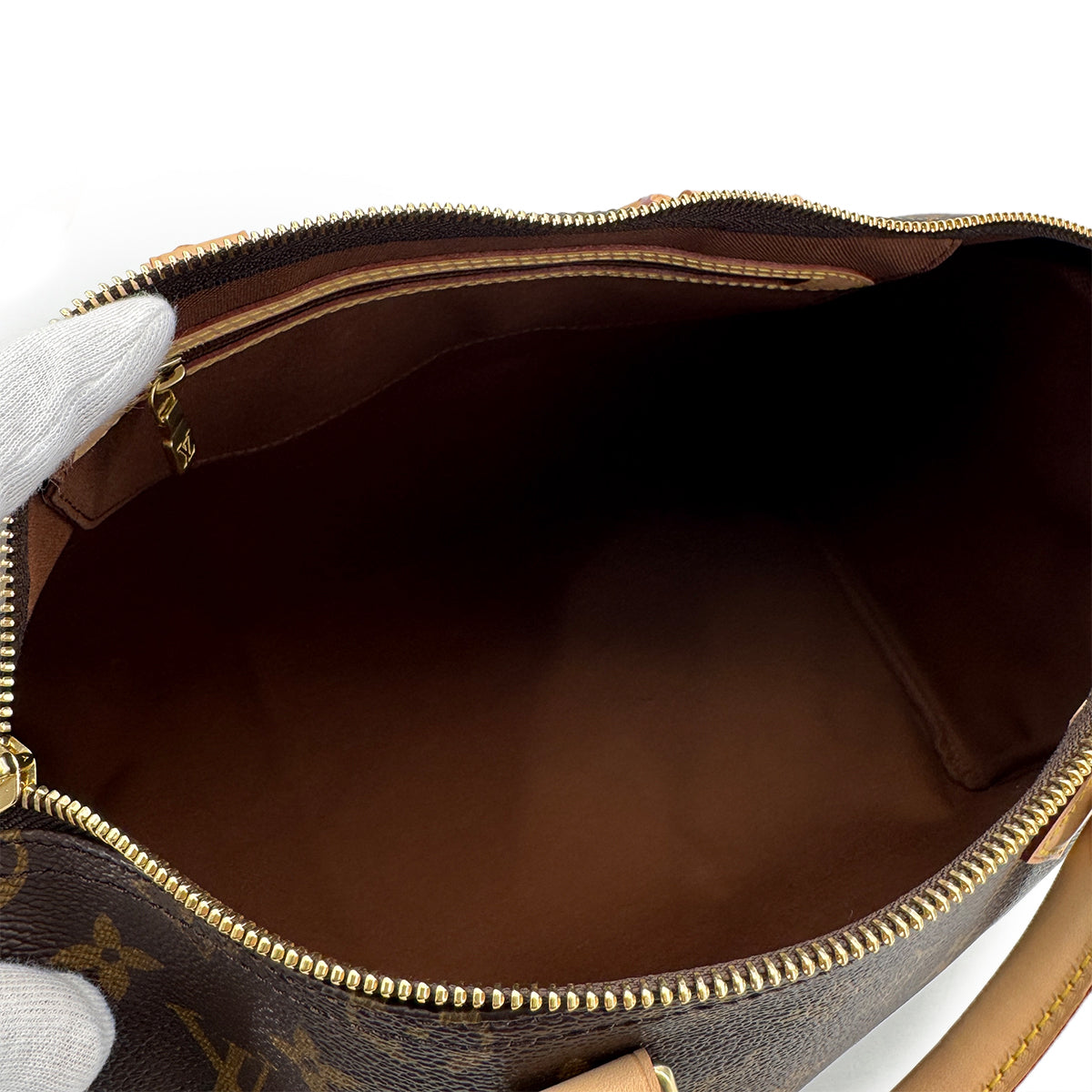 LOUIS VUITTON MONOGRAM SPEEDY 35 HAND BAG BROWN M41107 90298319