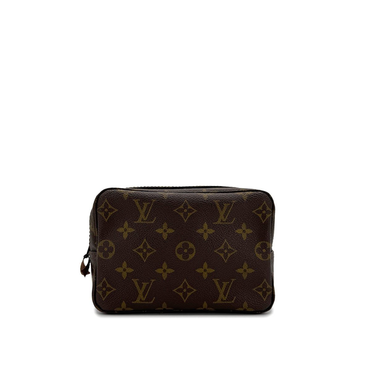 MONOGRAM TROUSSE TOILETTE 18 CLUTCH BAG BROWN M47526 90298700