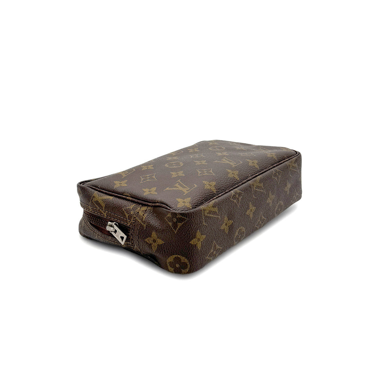 LOUIS VUITTON MONOGRAM TROUSSE TOILETTE 23 CLUTCH BAG BROWN M47524 90298705
