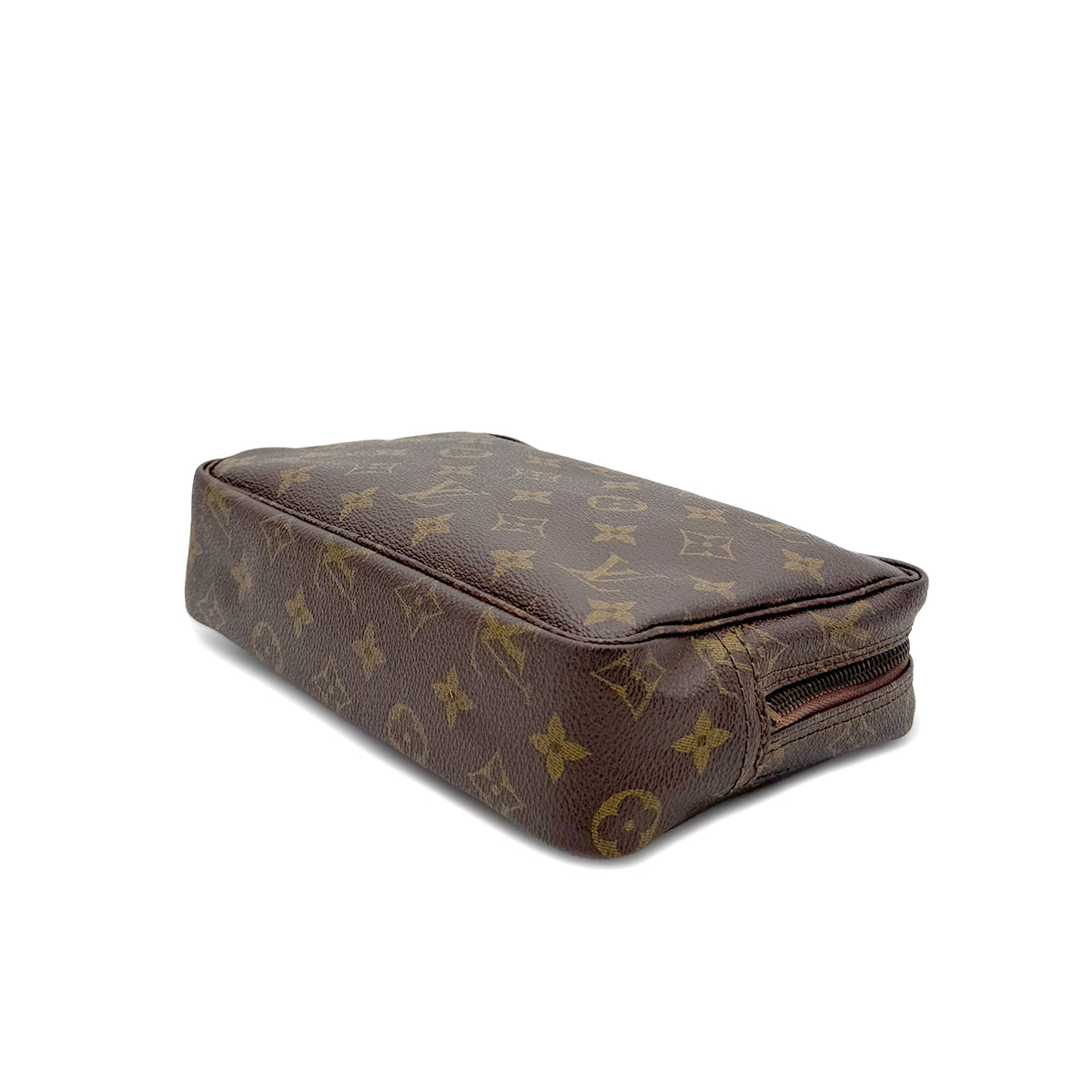 LOUIS VUITTON MONOGRAM TROUSSE TOILETTE 23 CLUTCH BAG BROWN M47524 90298705