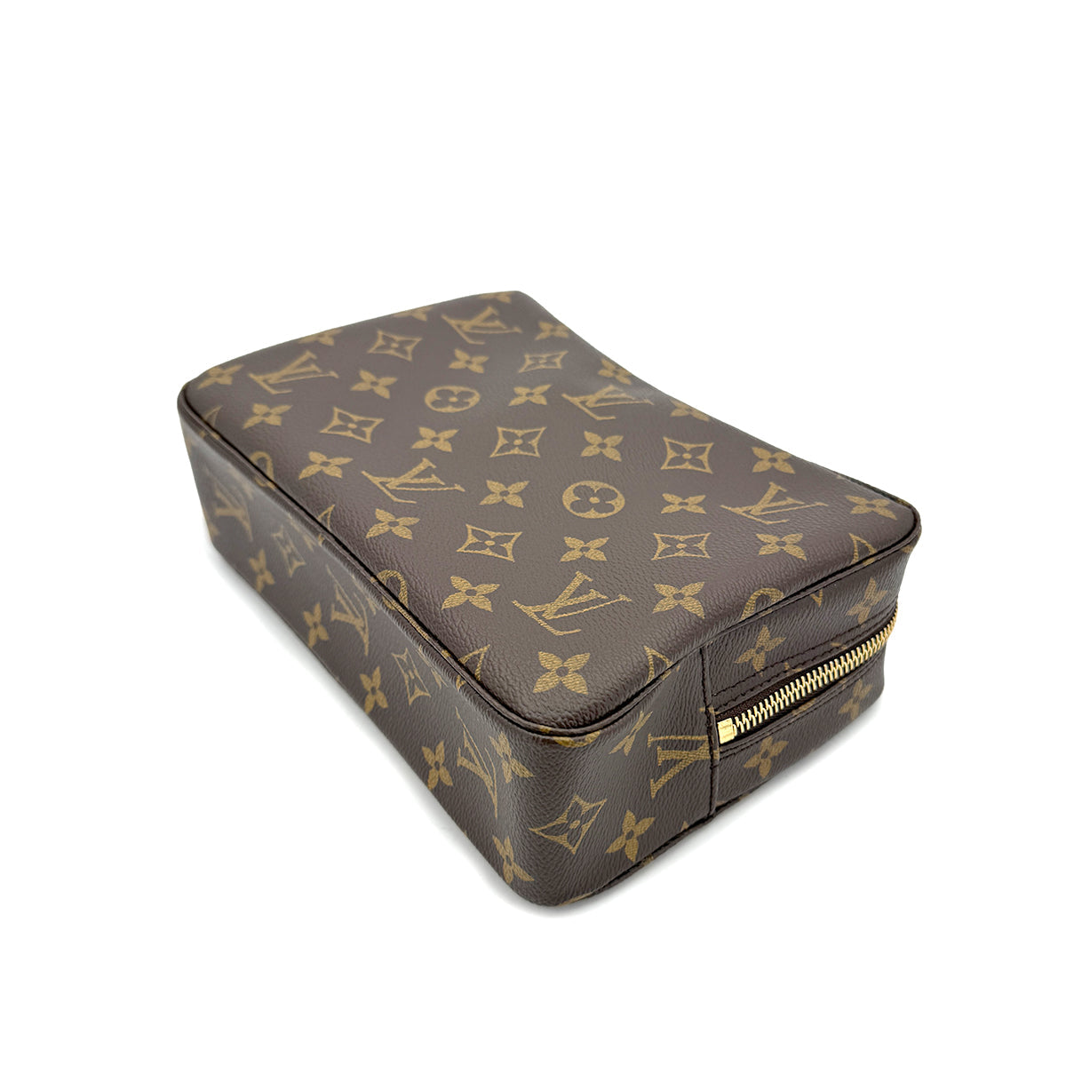 LOUIS VUITTON MONOGRAM TROUSSE TOILETTE 23 CLUTCH BAG BROWN M47524 90298711