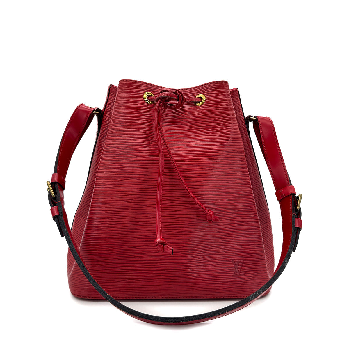 LOUIS VUITTON EPI PETIT NOE SHOULDER BAG CASTILIAN RED LEATHER M44107 90298713
