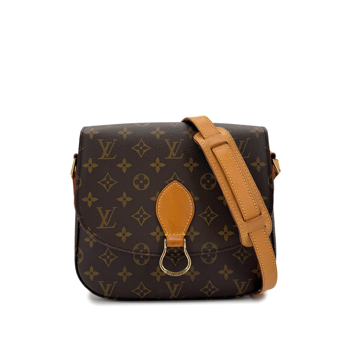 LOUIS VUITTON MONOGRAM SAINT CLOUD GM SHOULDER BAG BROWN M51242 90298716