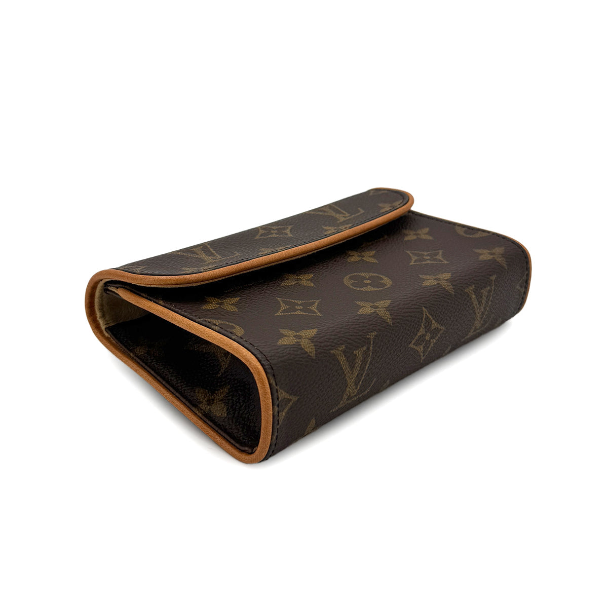 LOUIS VUITTON MONOGRAM POCHETTE FLORENTINE BELT BAG BROWN M51855 90298732