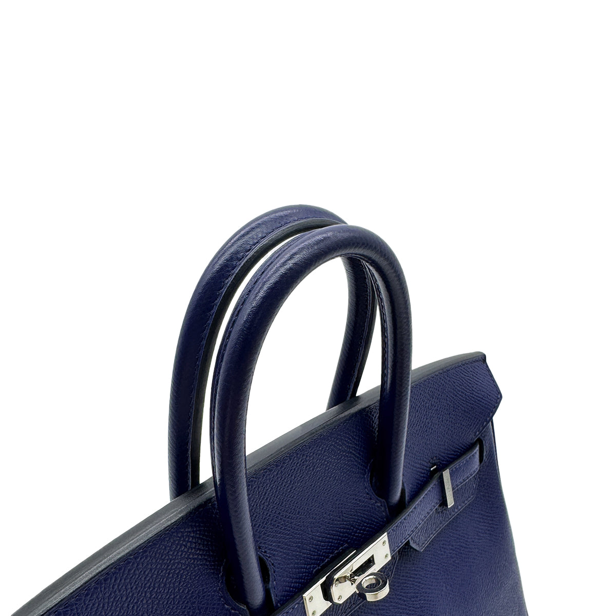 HERMES BIRKIN 25 BLUE SAPHIR EPSOM HAND BAG □Q SHW 90299355