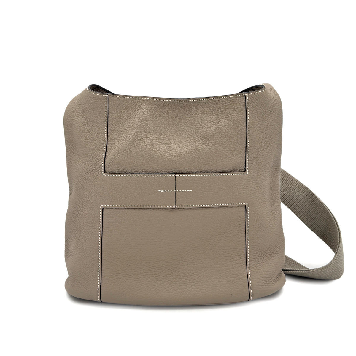 HERMES GOOD NEWS PM GRIS TOURTERELLE TOGO SHOULDER BAG □N SHW 90299788 - PURPOSE