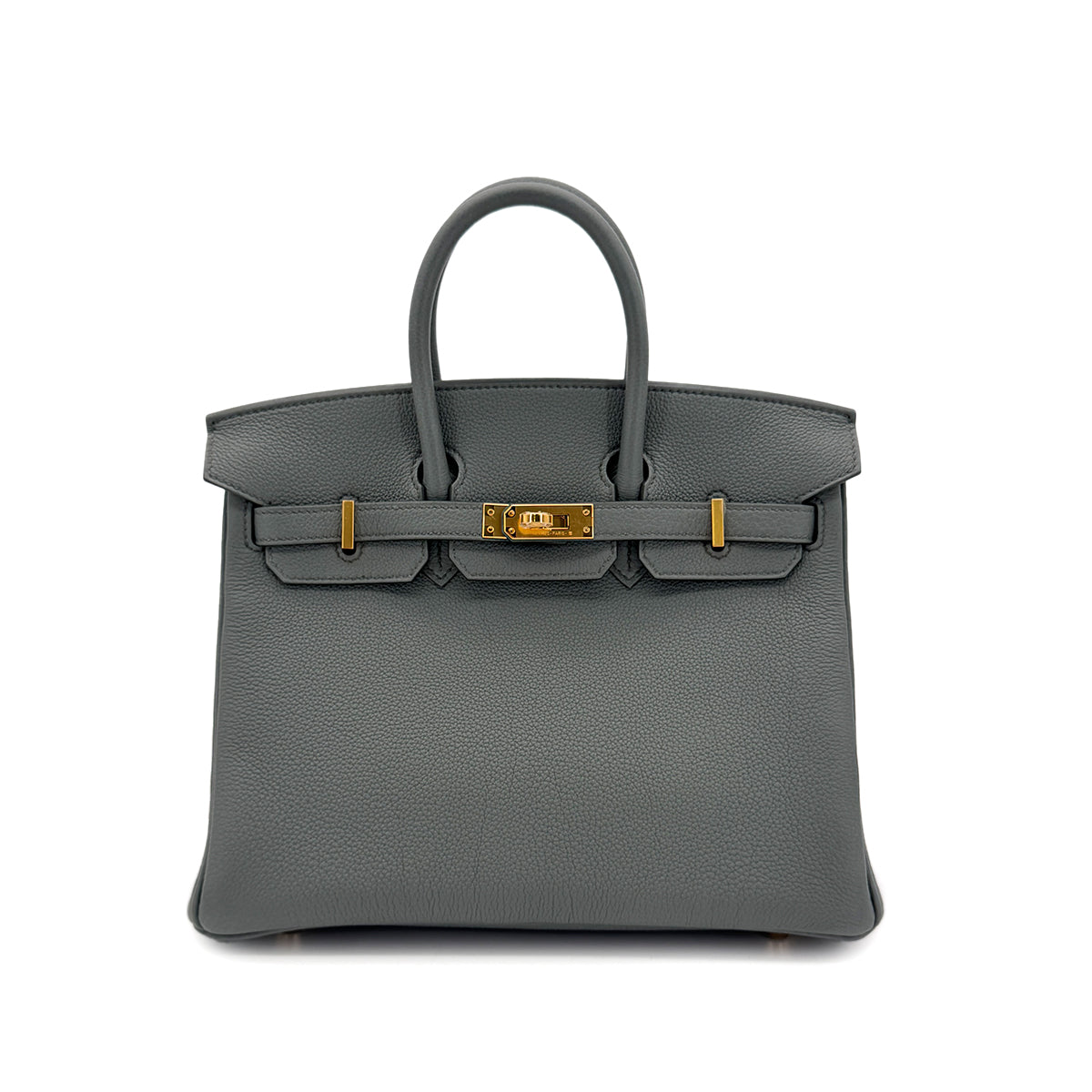 HERMES BIRKIN 25 VERT AMANDE TOGO HAND BAG W GHW 90300027