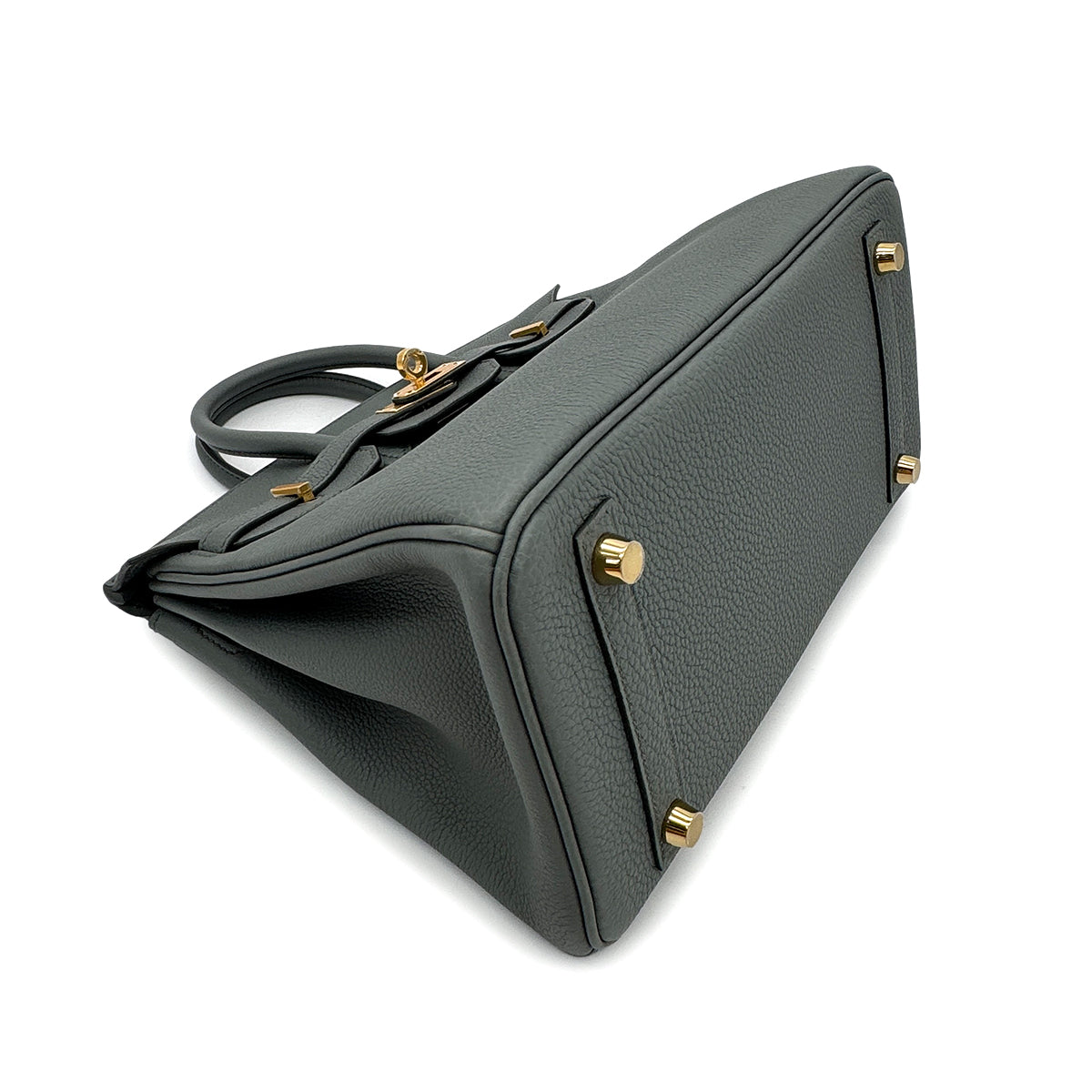 HERMES BIRKIN 25 VERT AMANDE TOGO HAND BAG W GHW 90300027