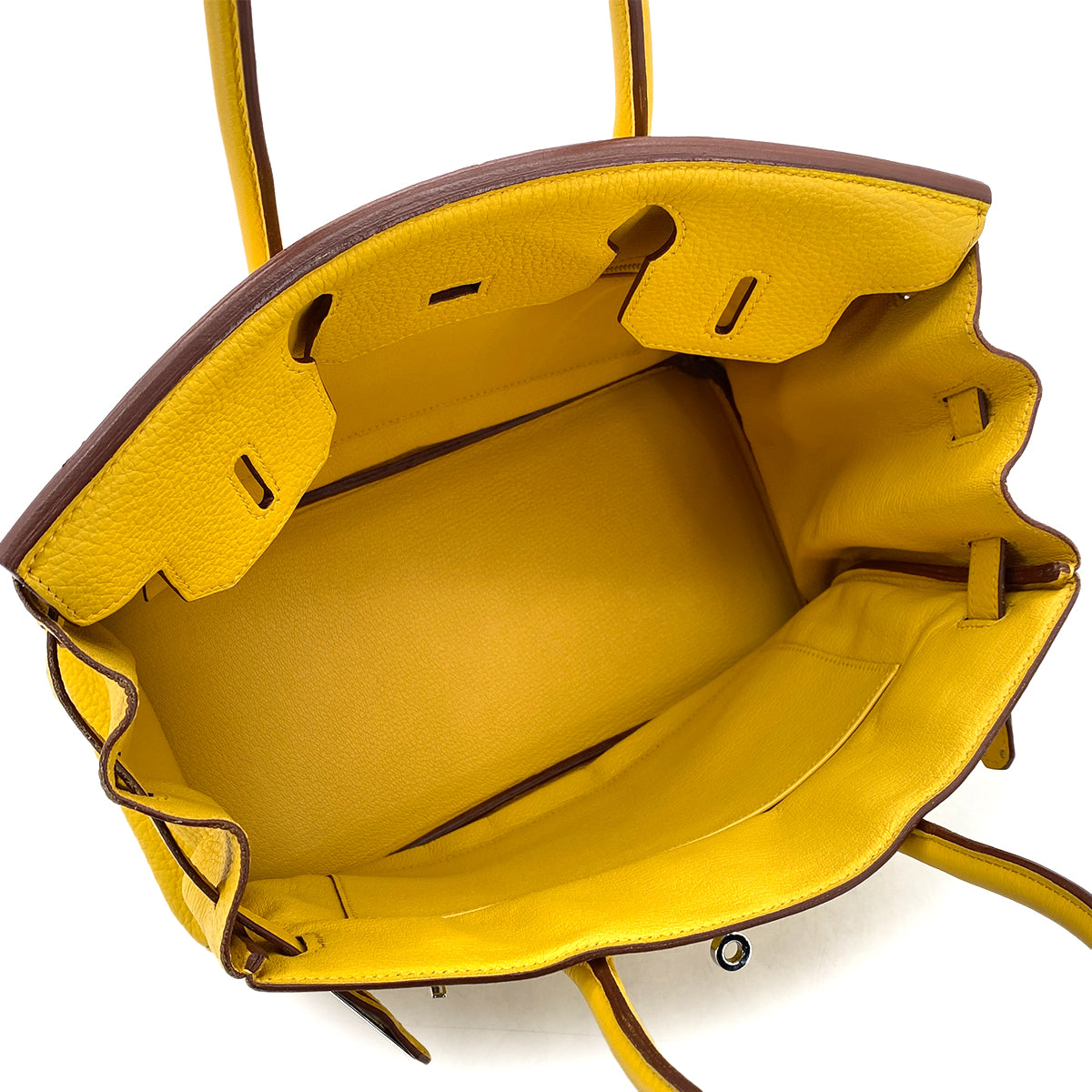 HERMES BIRKIN 30 SOLEIL TAURILLON CLEMENCE HAND BAG □M SHW 90301019