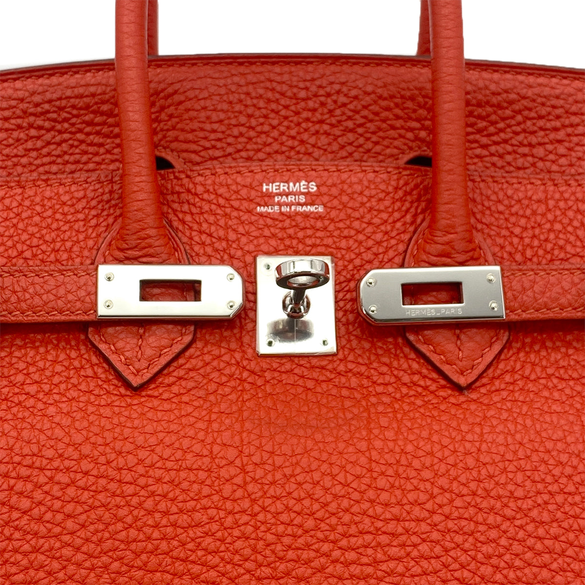 HERMES BIRKIN 25 CAPUCINE TOGO HAND BAG □Q SHW 90301716