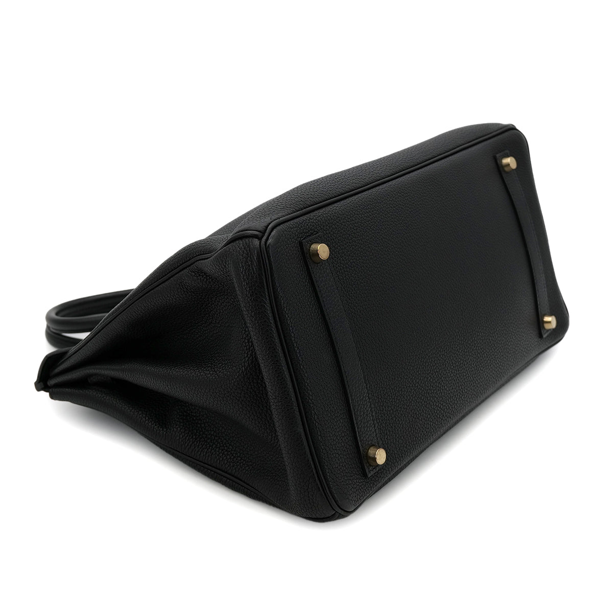 HERMES BIRKIN 35 BLACK TOGO HAND BAG □H GHW 90301750