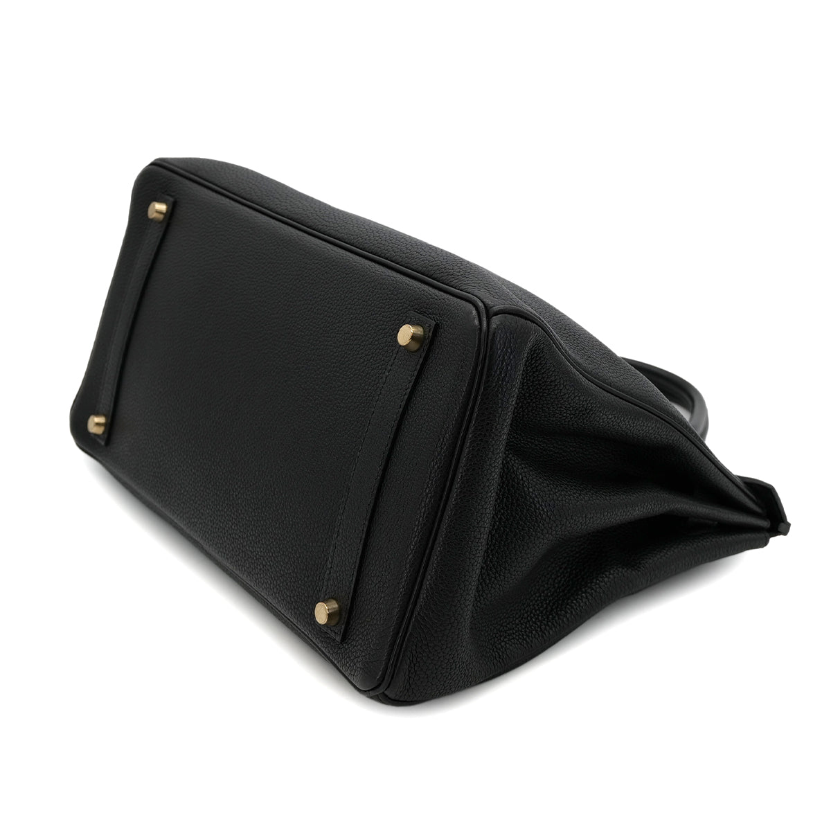 HERMES BIRKIN 35 BLACK TOGO HAND BAG □H GHW 90301750