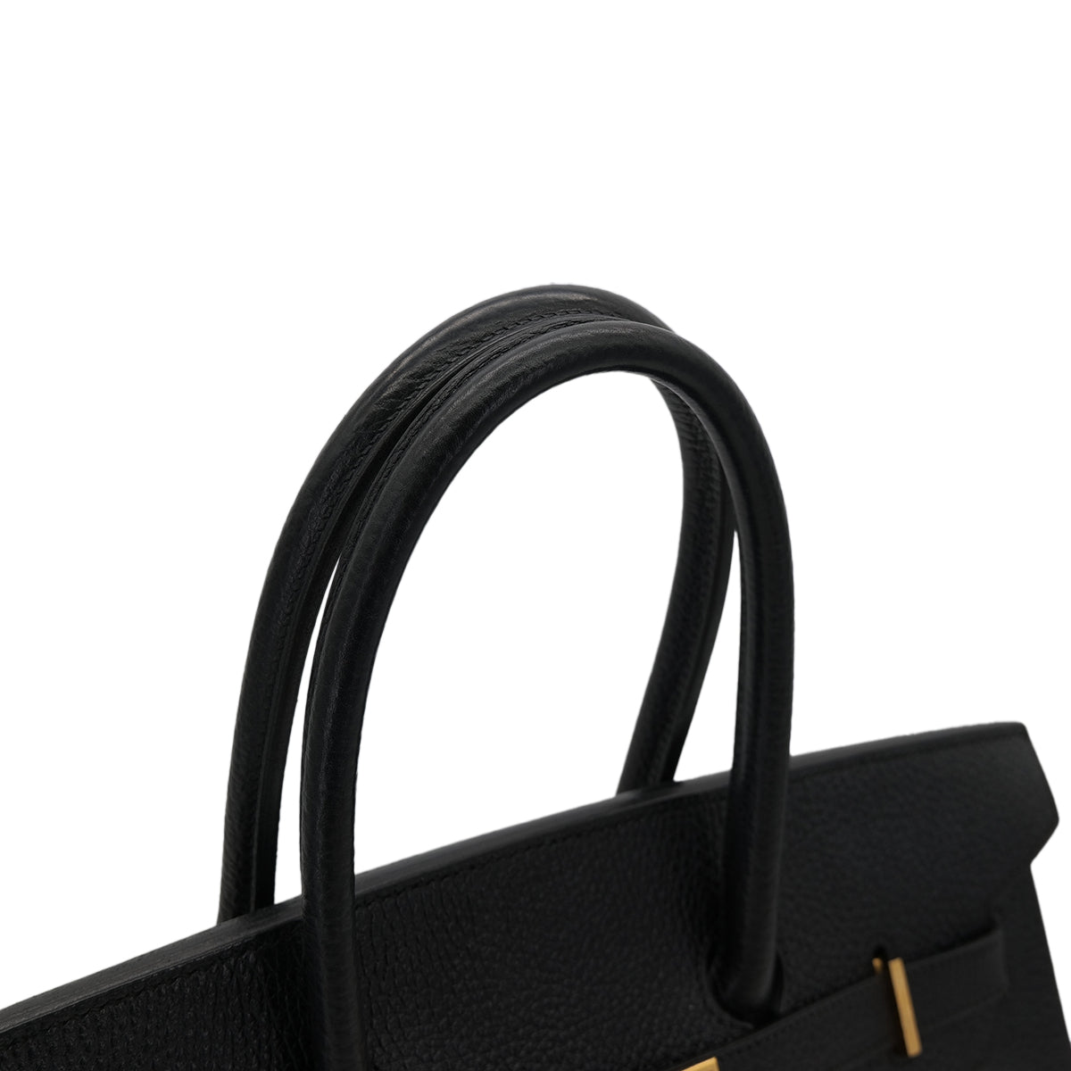 HERMES BIRKIN 35 BLACK VACHE LIEGEE HAND BAG □C GHW 90301844
