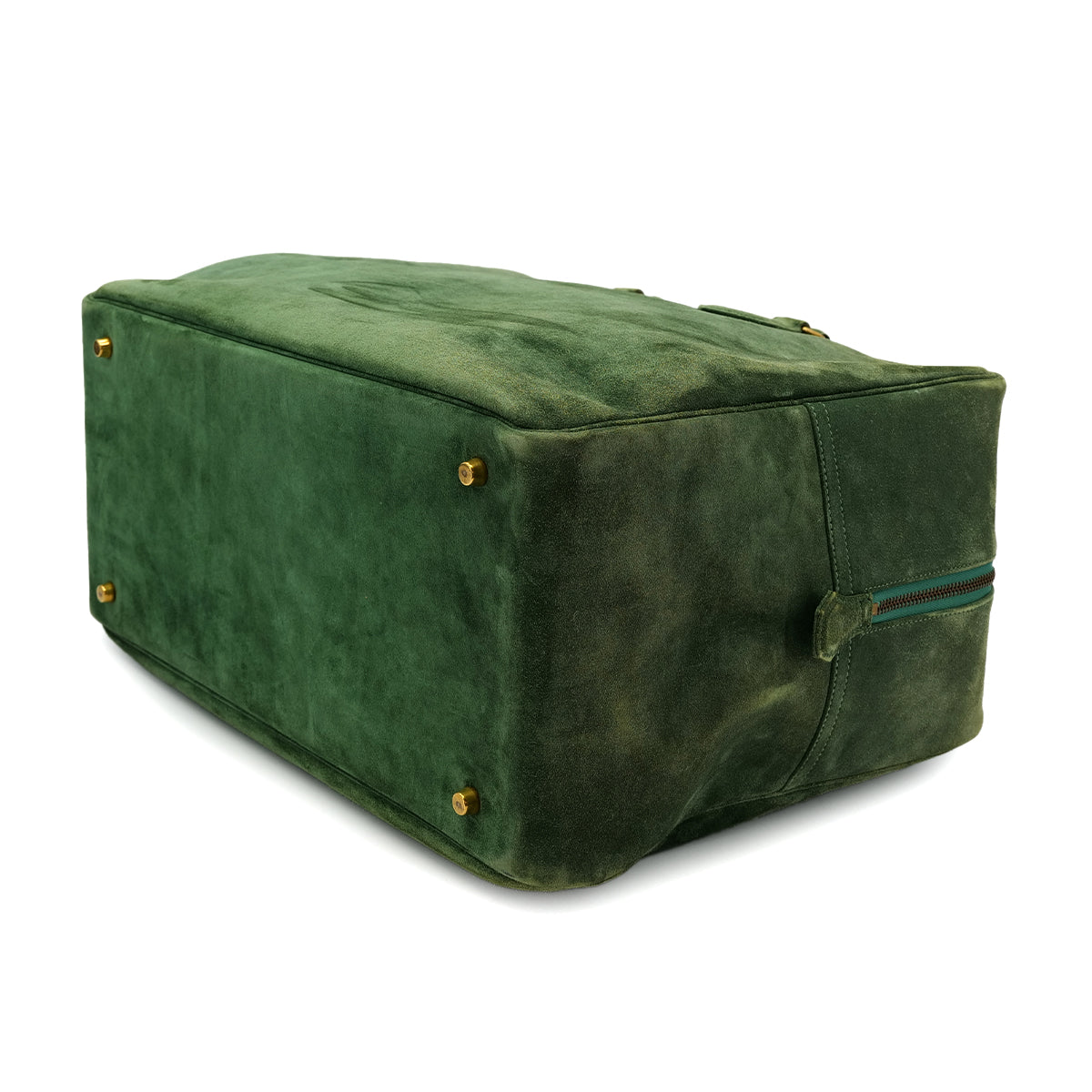 HERMES PLUME 45 GREEN DEBRIS HAND BAG GHW 90302639