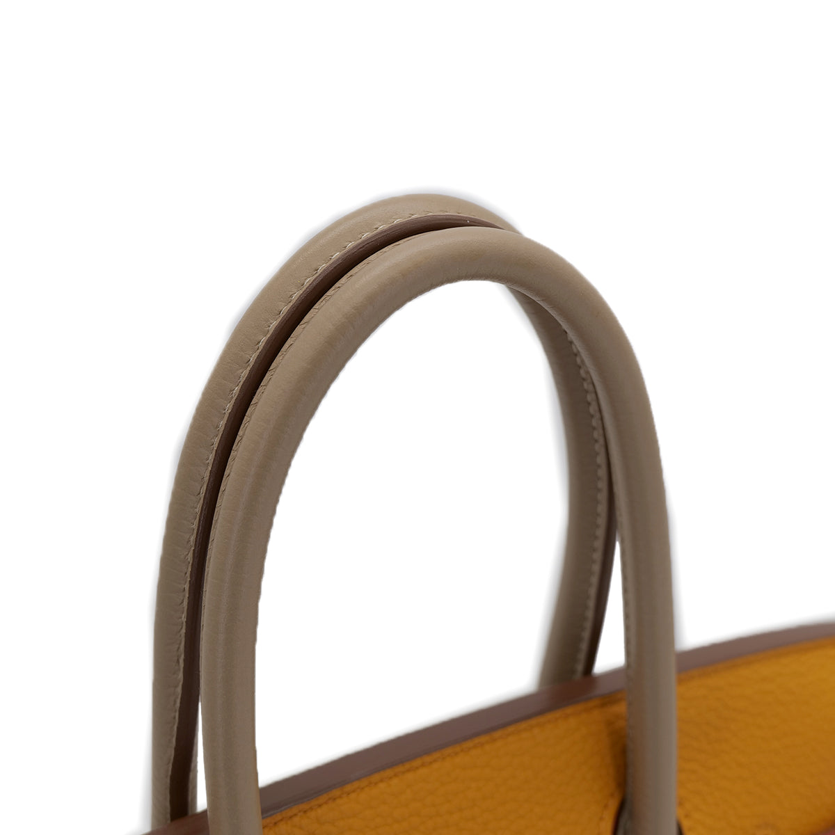 HERMES BIRKIN CASAQUE 30 GRIS TOURTERELLE MOUTARDE SANGUINE TAURILLON CLEMENCE VEAU SWIFT HAND BAG □P SHW 90302888