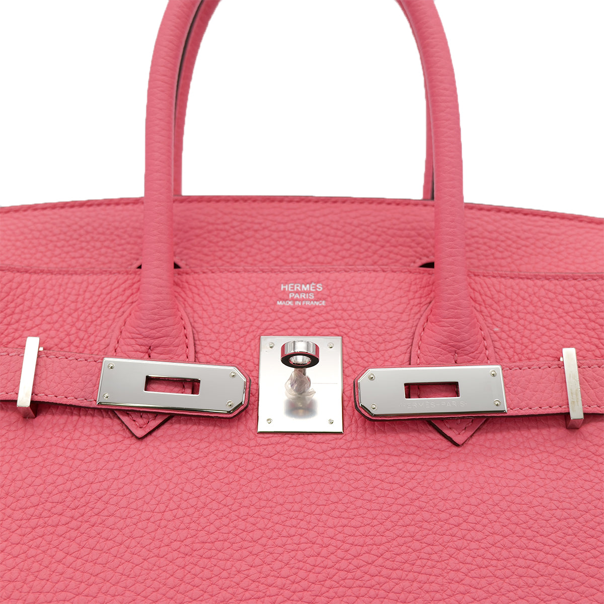 HERMES BIRKIN 30 ROSE LIPSTICK TAURILLON CLEMENCE HAND BAG Y SHW 90302929