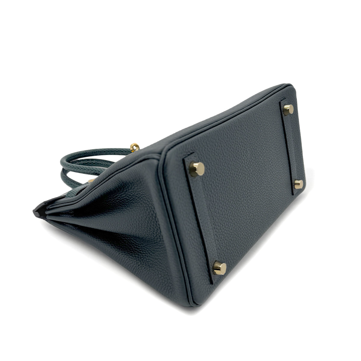 HERMES BIRKIN 25 TOUCH VERT CYPRESS VERT FONCE LIZARD TOGO HAND BAG W GHW 90303310