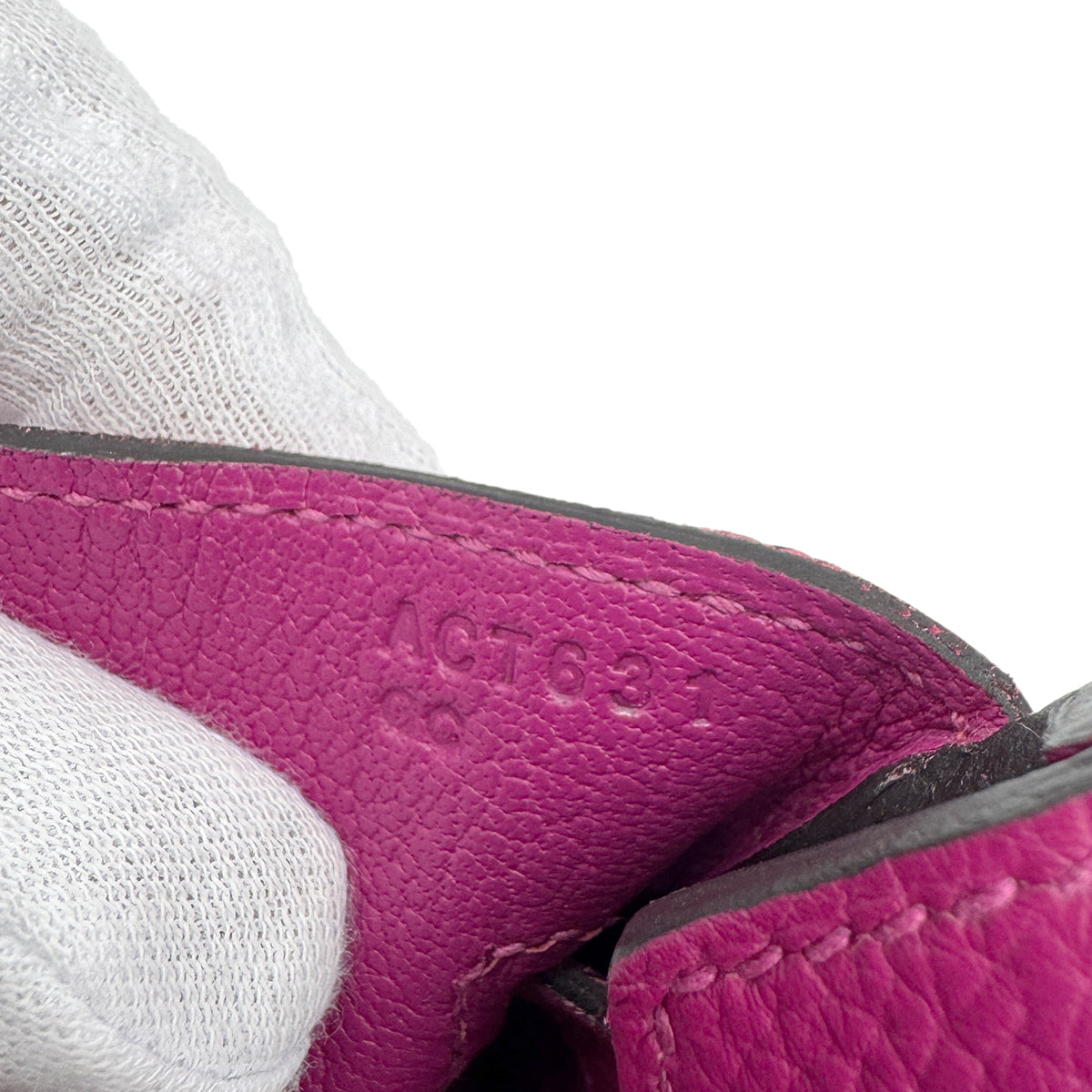 HERMES BIRKIN 30 ROSE PURPLE TOGO HAND BAG A PHW 90303612