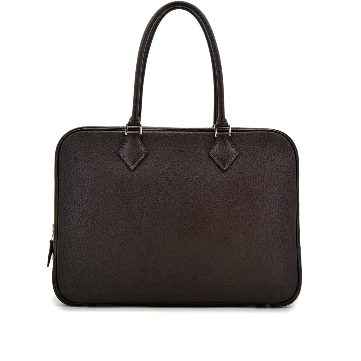 HERMES PLUME 32 EBENE FJORD HAND BAG □J PHW 90303900