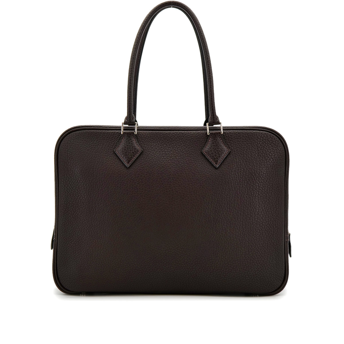 HERMES PLUME 32 EBENE FJORD HAND BAG □J PHW 90303900