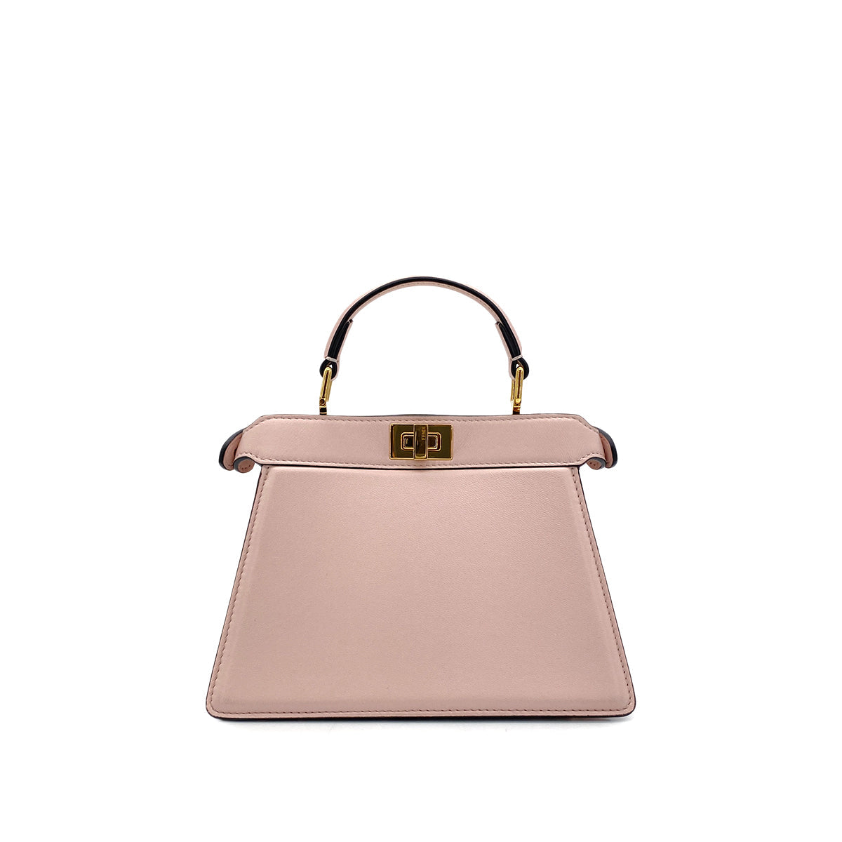 FENDI PEEKABOO ISEEU PETIT HAND SHOULDER BAG PINK LEATHER 8BN335 90304717