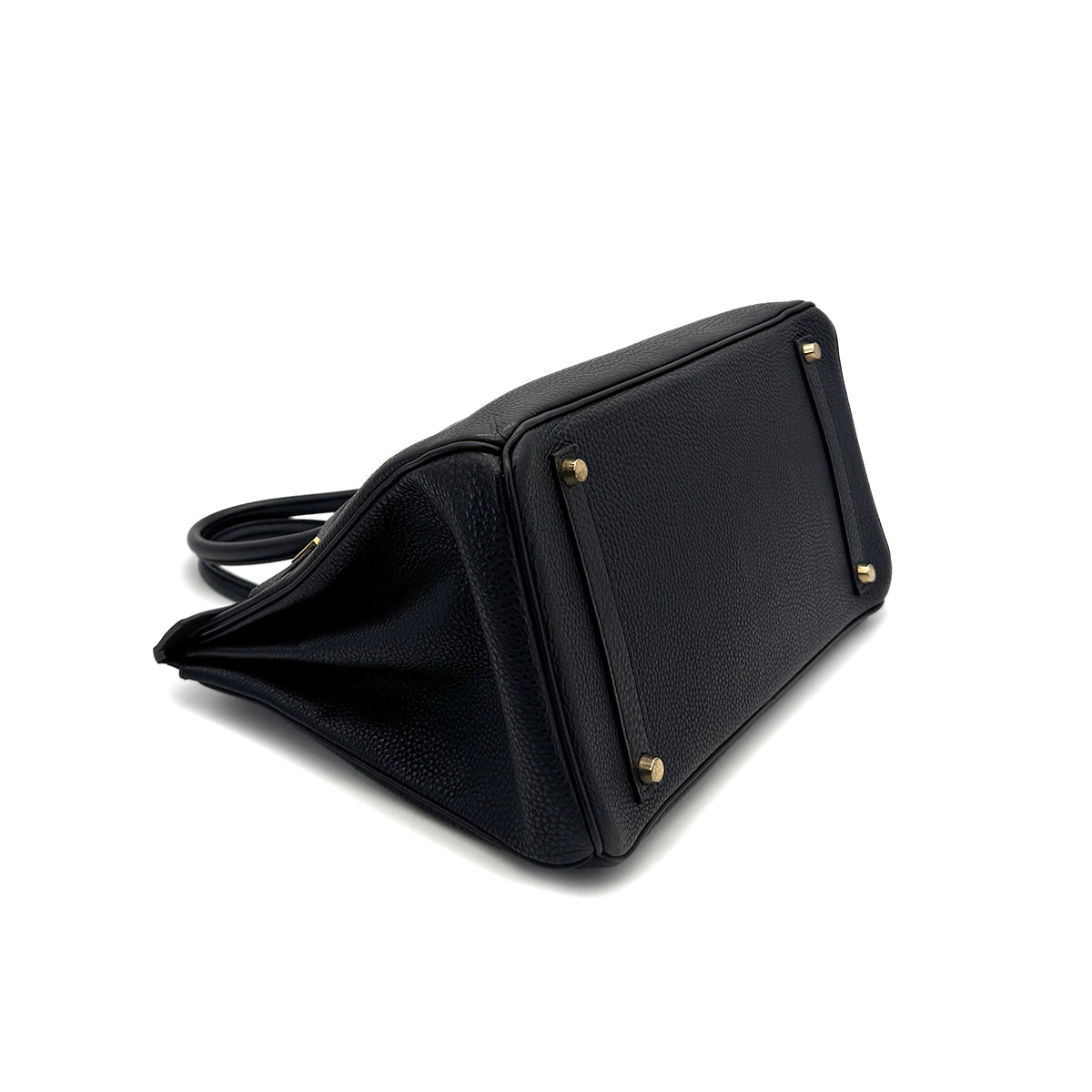 HERMES BIRKIN 35 BLACK TOGO HAND BAG □D GHW 90304730