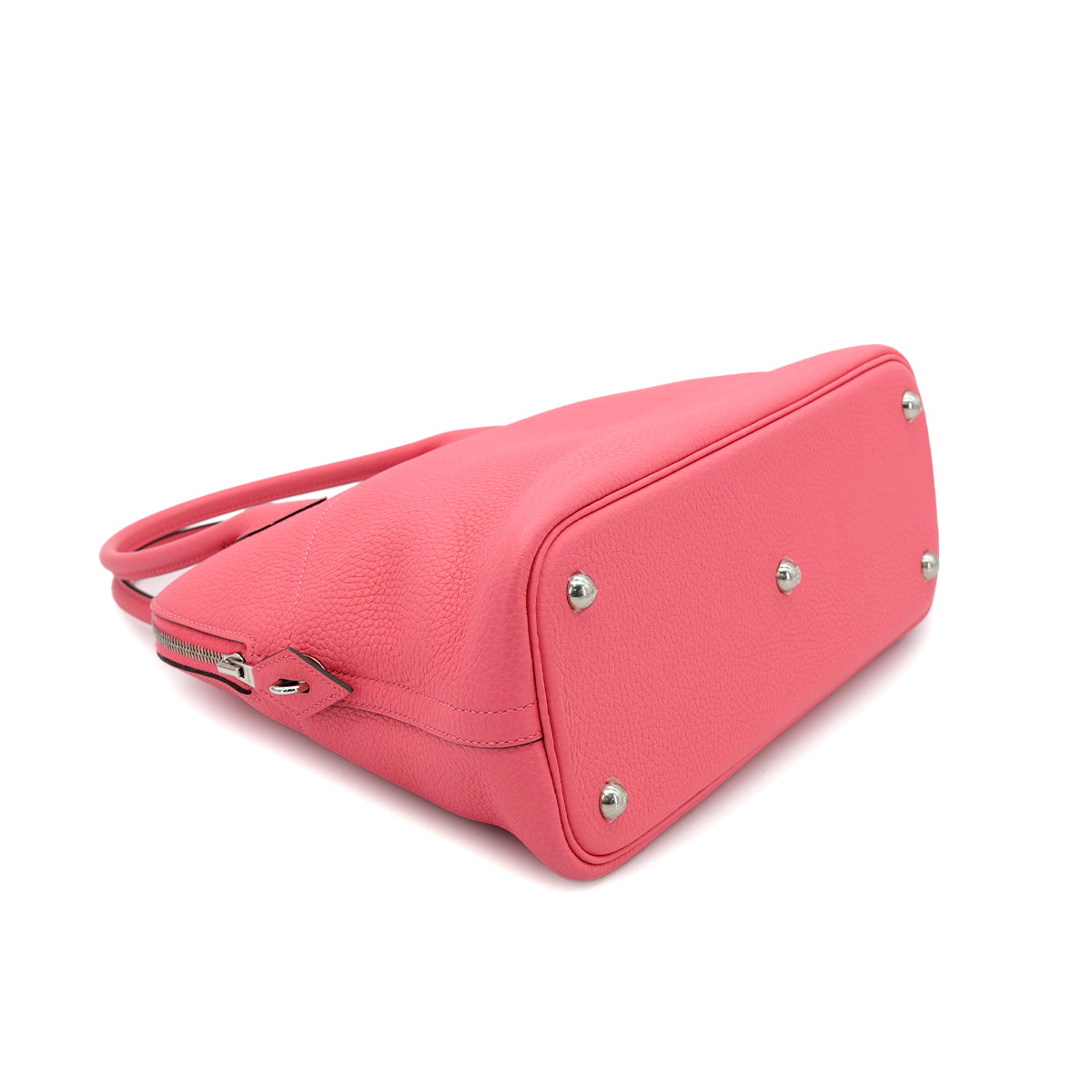 HERMES BOLIDE 31 ROSE AZALEE TAURILLON CLEMENCE HAND SHOULDER BAG Y 90304770