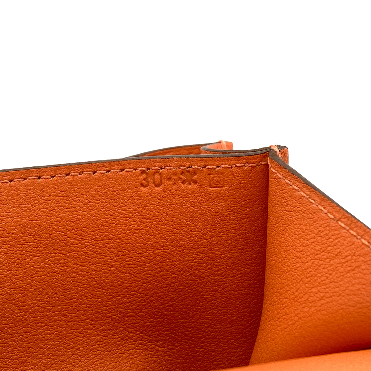 HERMES CONSTANCE ELAN GRIS PERLE CREVETTE DEBRIS SWIFT SHOULDER BAG □Q PHW 90304915