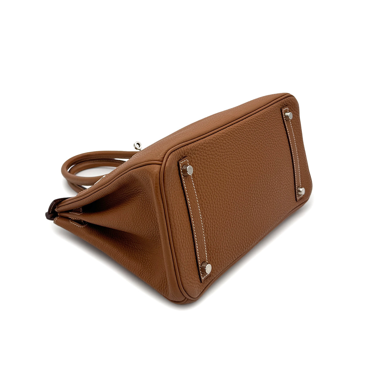 HERMES BIRKIN 30 GOLD TOGO HAND BAG □H PHW 90304920