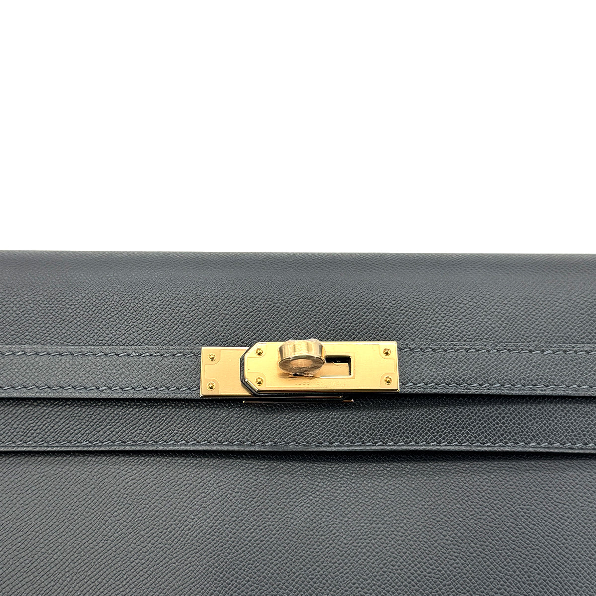 HERMES KELLY ELAN GRIS MISTY VEAU MADAME CLUTCH SHOULDER BAG K PGHW 90305229