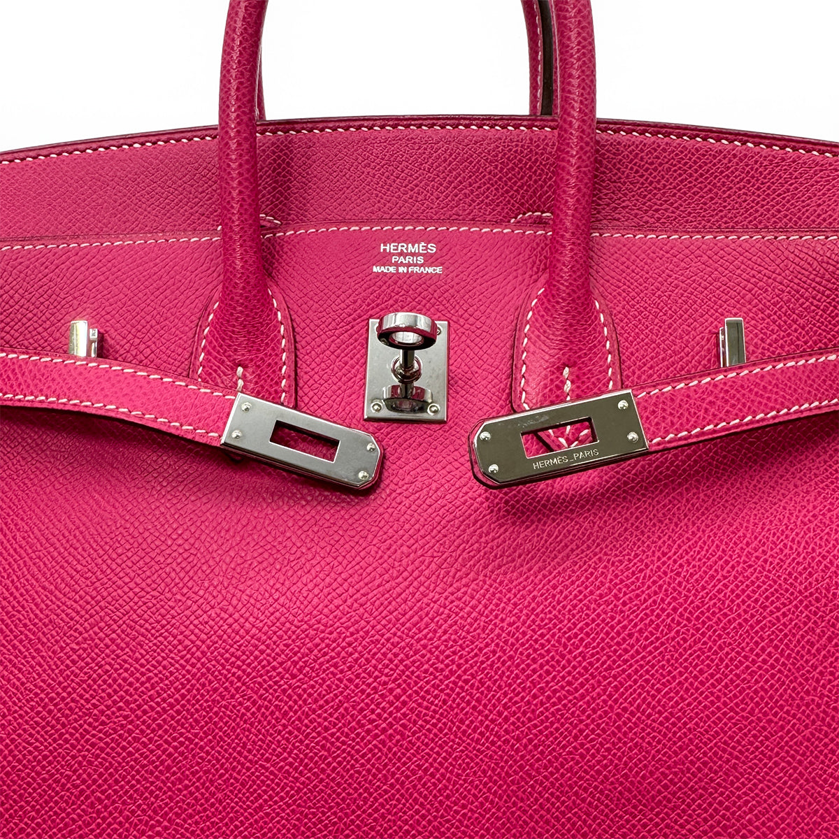 HERMES CANDY BIRKIN 25 ROSE TYRIEN RUBIS VEAU EPSOM HAND BAG □O PHW 90305234