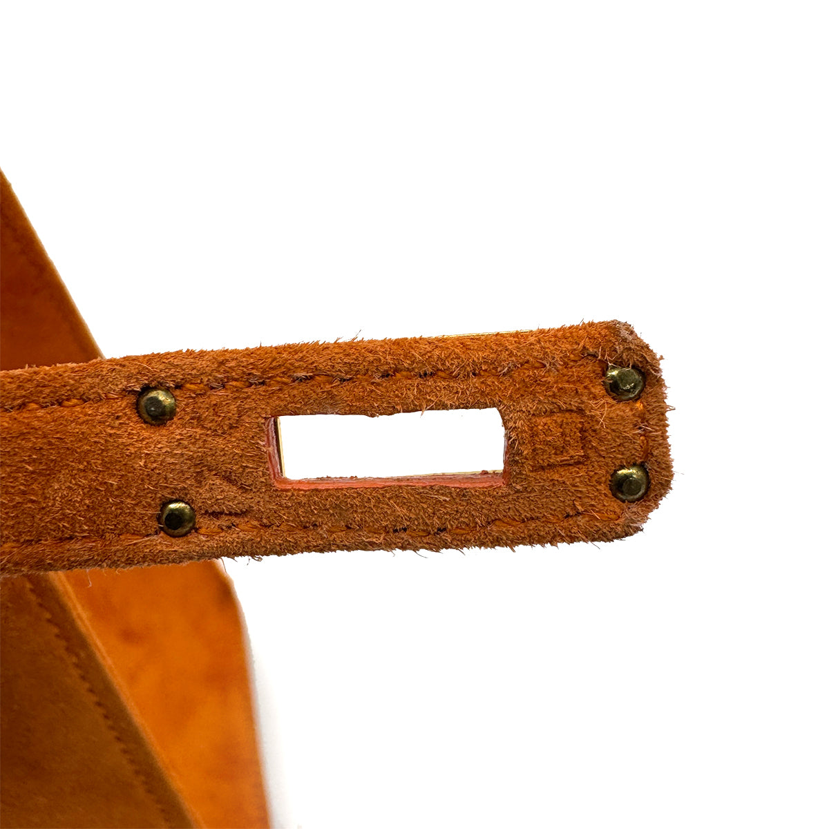 HERMES KELLY 25 SELLIER ORANGE DOBLIS HAND SHOULDER BAG □J GHW 90305470