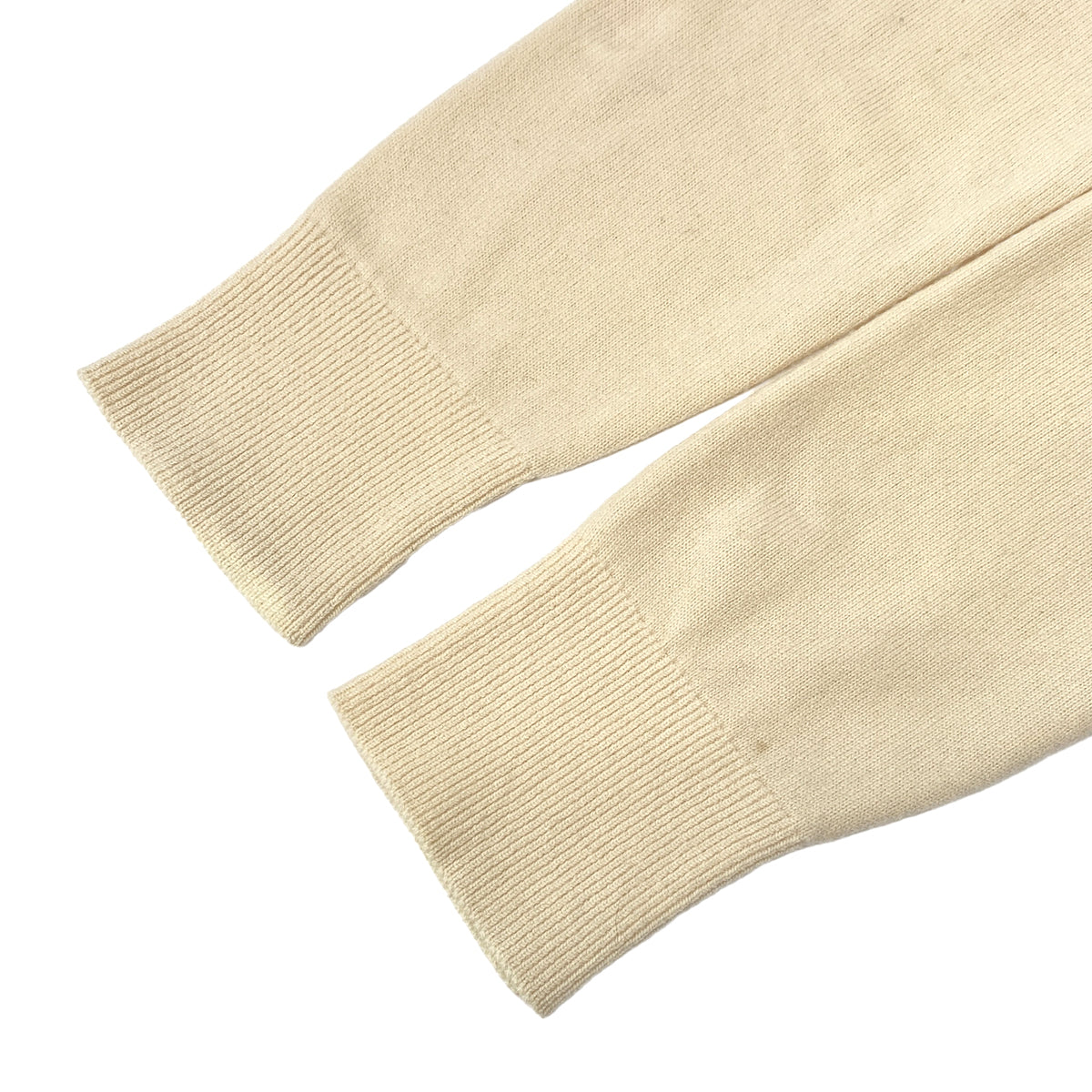 CHANEL LA PAUSA COCOMARK KNIT TOPS BEIGE CASHMERE 42 P60 RTW 90305915 - PURPOSE