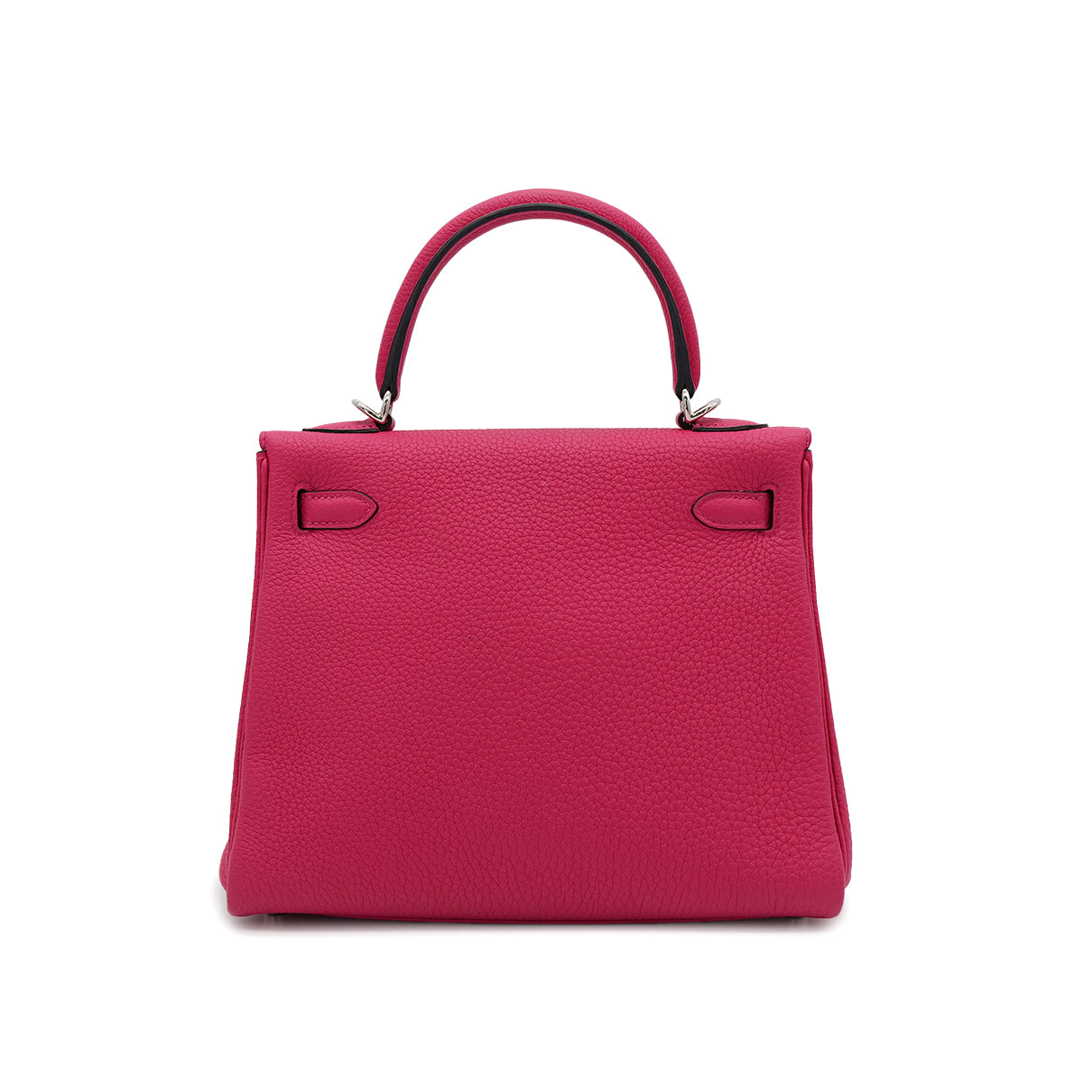 HERMES KELLY 25 RETOURNE FRANBOISE TOGO HAND SHOULDER BAG B PHW 90306281