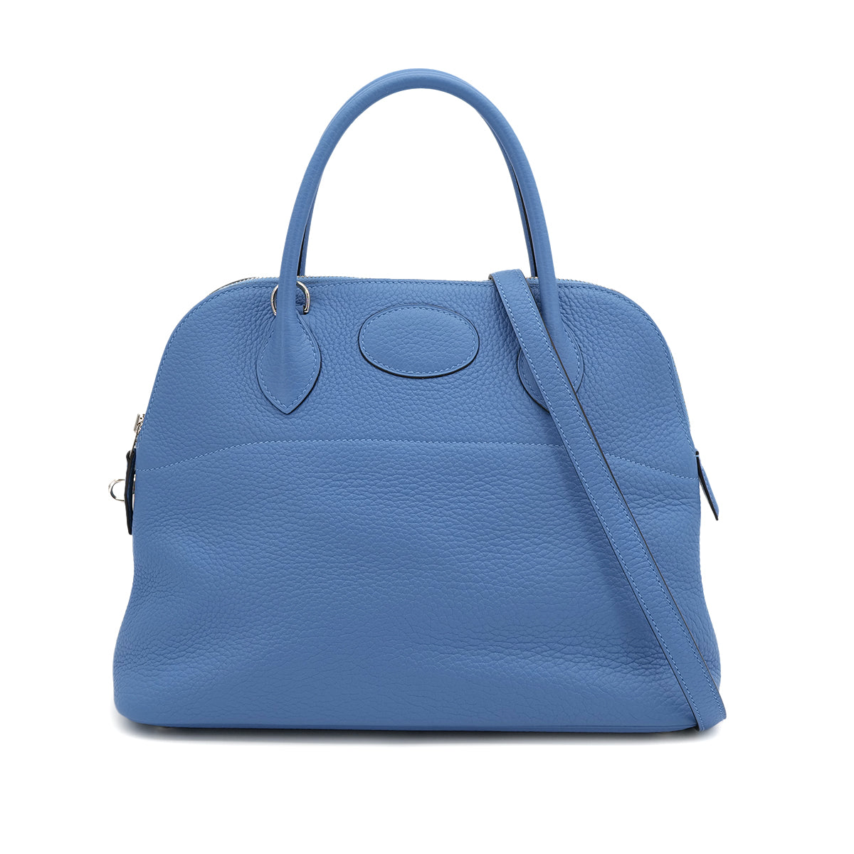 HERMES BOLIDE 31 BLUE PARADISE TAURILLON CLEMENCE HAND SHOULDER BAG T 90306842 - PURPOSE