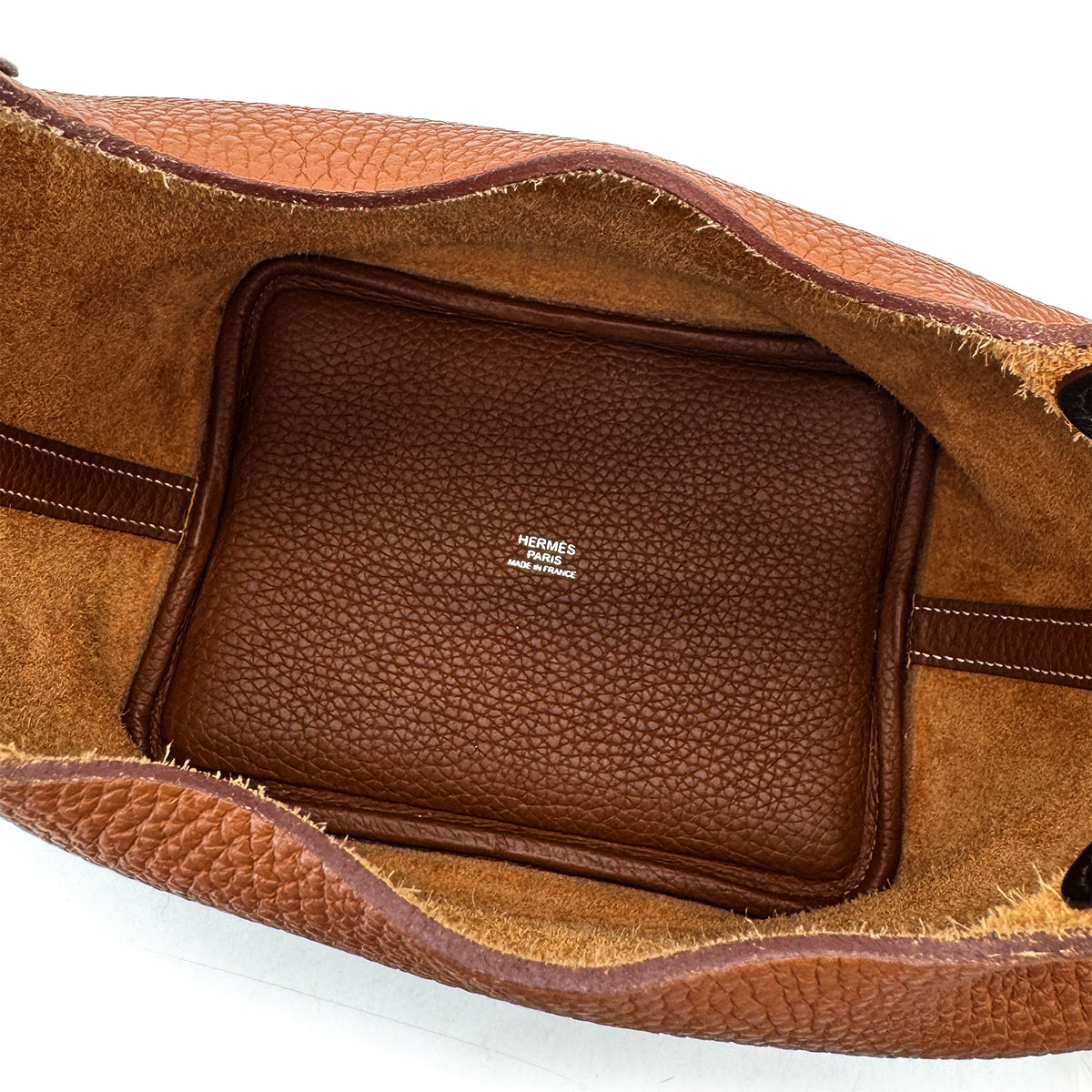 HERMES PICOTIN LOCK PM ECLAT GOLD EBENE TAURILLON CLEMENCE HAND BAG Z PHW 90306852