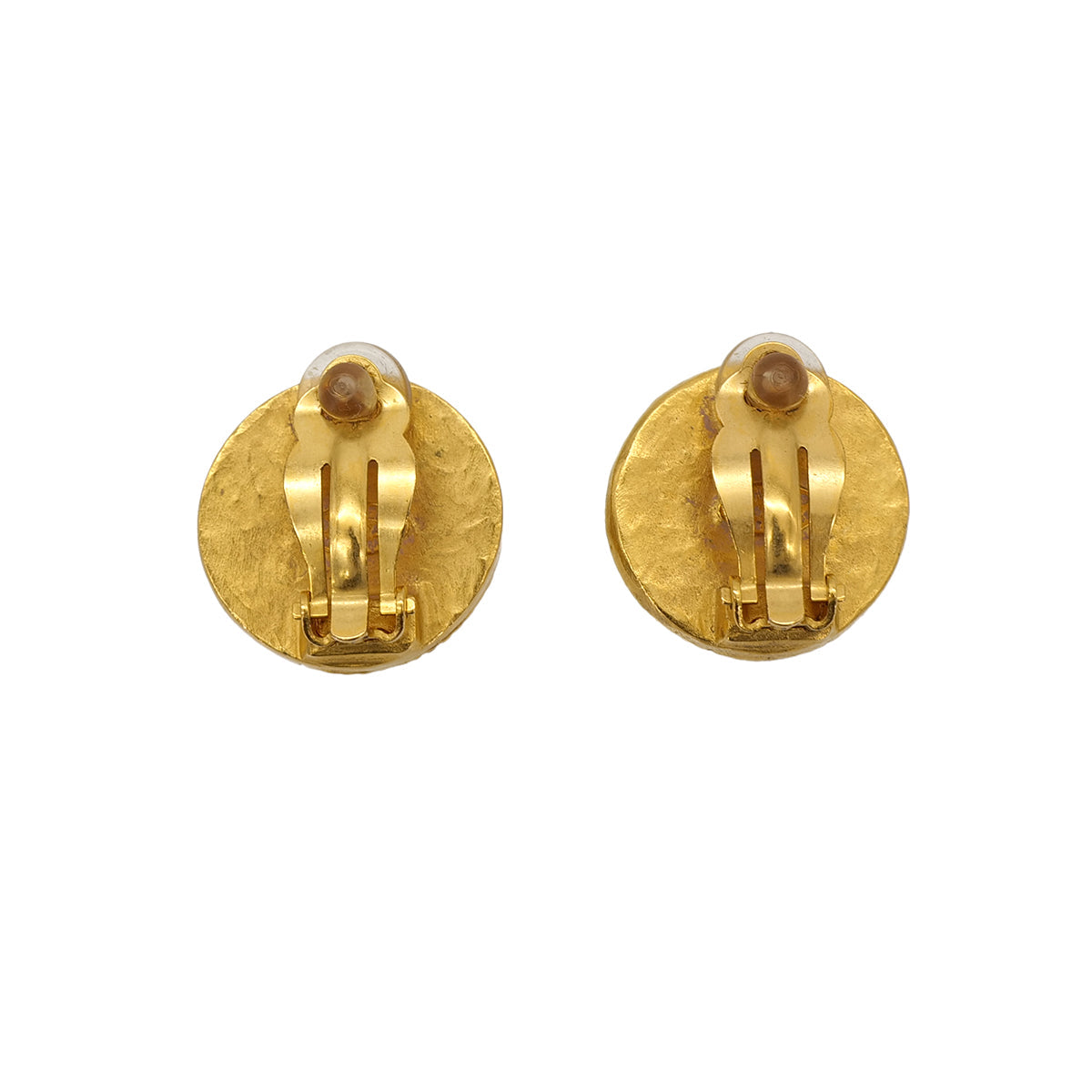 CHANEL VINTAGE EARRINGS COCOMARK ROUND ACCESSORY 96A 90306869