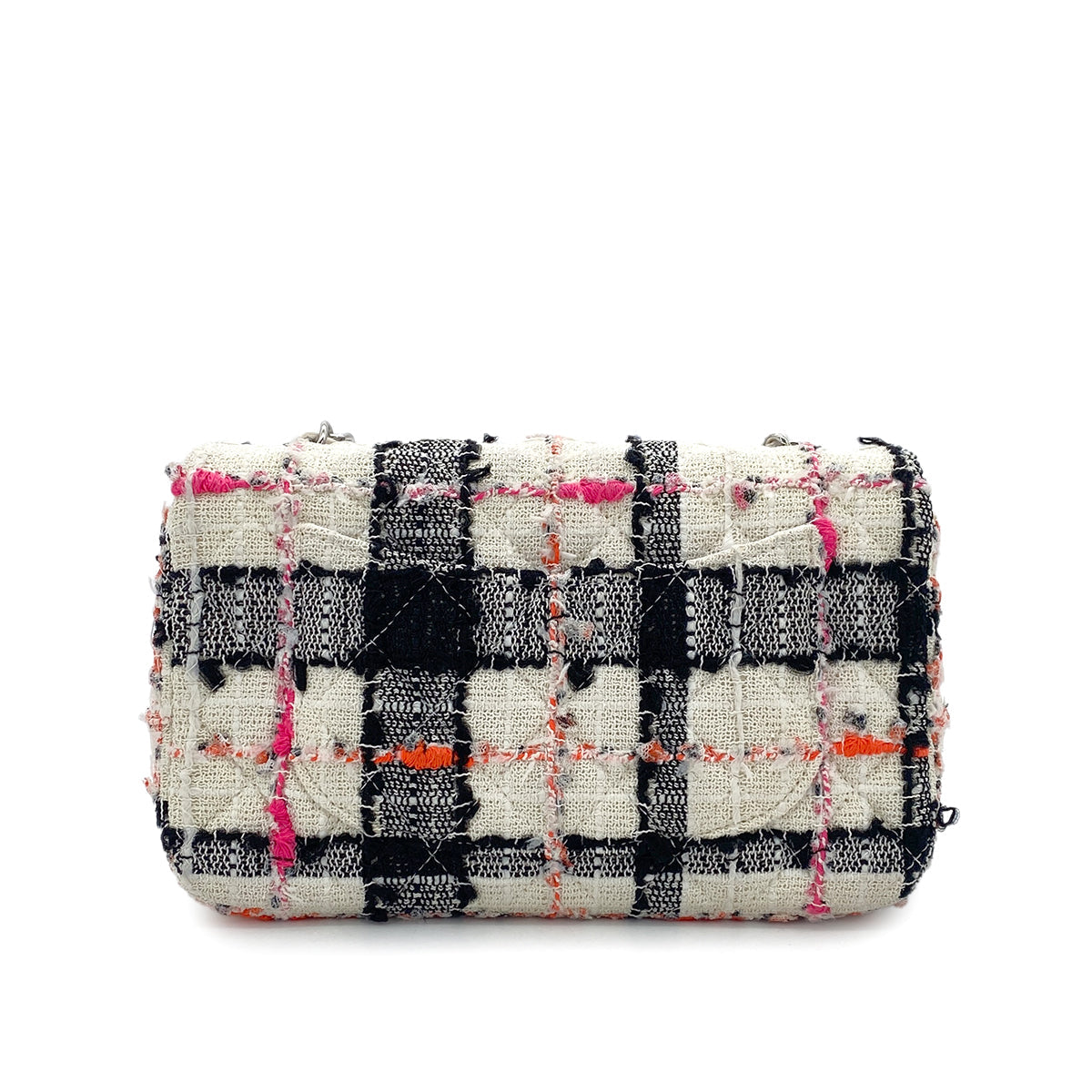 CHANEL MINI MATELASSE 20 CHAIN SHOULDER BAG MULTICOLOR TWEED 90307017