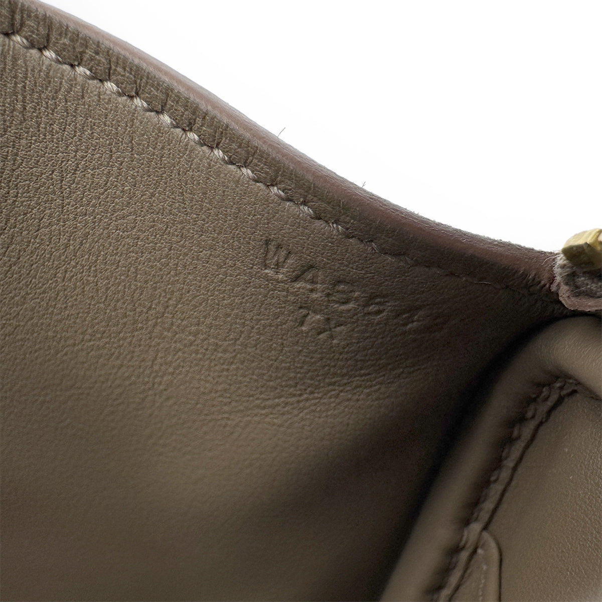 HERMES LINDY MINI 20 ETOUPE GRIS CAILLOU VEAU SWIFT GRIZZLY SHOULDER BAG W GHW 90307211